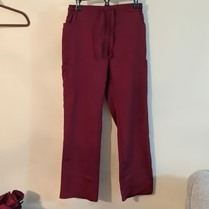 🧑‍⚕️😷Medium Burgundy Scrub Bottoms